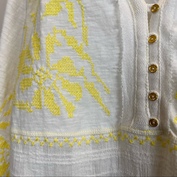 Free People Persuasion embroidered peasant top shirt - Picture 6 of 11